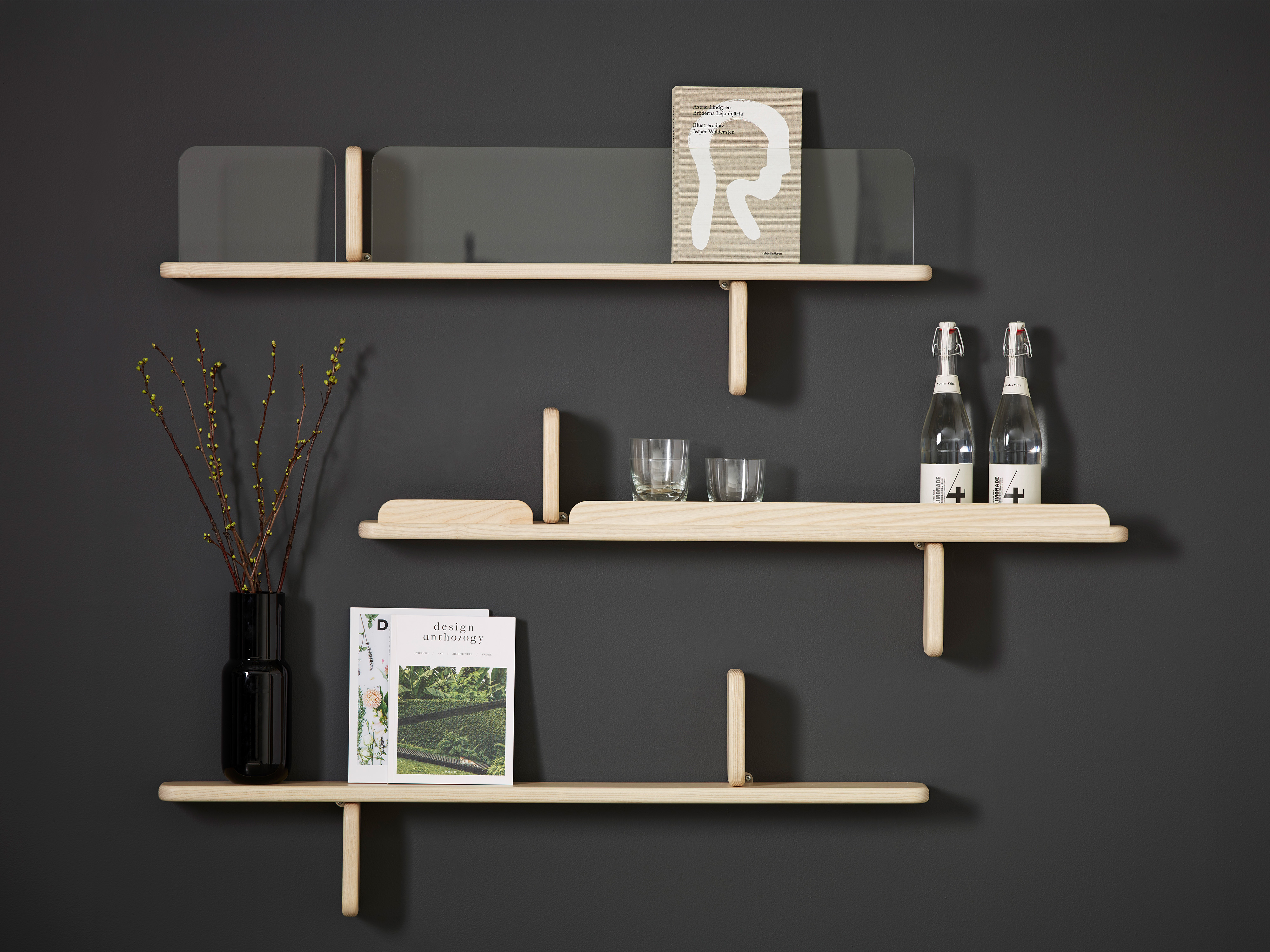 Part wall shelf display Karl Andersson Söner